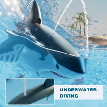 Load image into Gallery viewer, 2.4G Remote Control Shark Toy, Electric RC Shark Boat Pool Toys for Kids 3-5 5-7, Toy Shark for Swimming Pool
