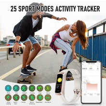 Load image into Gallery viewer, Bakoor Fitness Tracker, Fitness Watch (Cream)