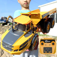 Load image into Gallery viewer, 23IN Super Large 1/20 RC Dump Truck, 12CH Electric Remote Control Transport Vehicle Engineering Vehicle Model