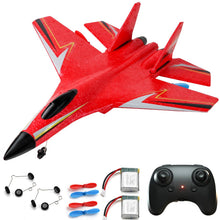 Load image into Gallery viewer, Channels Foam RC Planes Jet Wireless Toy, Hobby RC Aircraft Glider for Beginners Teen Adult Red