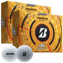 Load image into Gallery viewer, Bridgestone Golf e6 Soft White Double Dozen