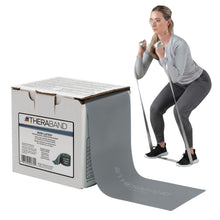 Load image into Gallery viewer, THERABAND Resistance Band Silver, Super Heavy, 25-Yd Roll, Latex-Free Elastic Exercise Band