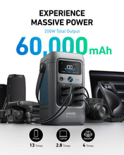 Load image into Gallery viewer, Anker SOLIX C200 DC Portable Power Station and 60W Solar Panel, 192Wh, 200W
