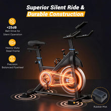 Load image into Gallery viewer, NEWBULIG Exercise Bike with APP, Stationary Bikes for Home-Black Blue