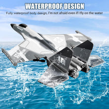 Load image into Gallery viewer, QuirkyGlee Rc Plane F-22, Stealth Raptor Remote Control Aircraft Jet, 3 Channel Stunt Fighter with 3 Modes