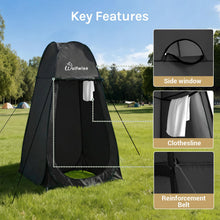 Load image into Gallery viewer, WolfWise Pop Up Shower Tent for Outdoor, Portable Privacy Room for Camping