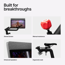 Load image into Gallery viewer, Peloton Exercise Cross Training Bike, Indoor Stationary Spin Bike for Home Workouts