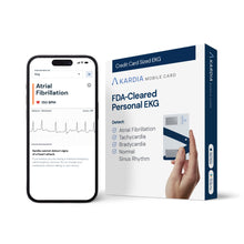 Load image into Gallery viewer, KardiaMobile Card Credit-Card Sized EKG, Medical-Grade & FDA-Cleared Personal Heart Monitor