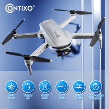 Load image into Gallery viewer, F28 2K Camera Drone for Adults, GPS Auto Follow, Foldable FPV Drone with One-Button Return, Orbit, Waypoint, Selfie Mode, 26 Min Flight Time
