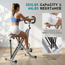 Load image into Gallery viewer, Simple Deluxe Squat Machine, 2 in 1 Squat Rowing Machine - Silver