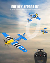 Load image into Gallery viewer, VOLANTEXRC RC Plane 4 Channel P51D Mustang Remote Control Airplane Fighter RTF