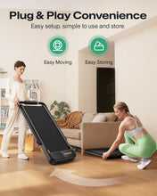 Load image into Gallery viewer, UREVO Smart 2-in-1 Folding Treadmill - Yellow