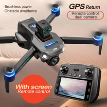 Load image into Gallery viewer, GPS Drone with 8K UHD EIS Camera for Adults, 5G WiFi FPV RC Quadcopter with Brushless Motors, Optical Flow Positioning (Black)