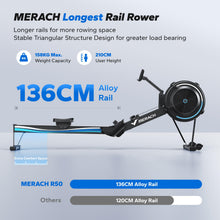 Load image into Gallery viewer, MERACH Rowing Machines for Home - Black