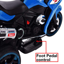 Load image into Gallery viewer, Ride on Motorcycle for Kids, 3 Twinkling Wheels Electric Ride on Toy,12 V Kids Motorcycle (Blue)