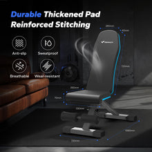 Load image into Gallery viewer, MERACH Weight Bench, Foldable Weight Benches for Home Gym with 990 LBS, Adjustable Weight Bench with 72 Training Angles, Incline Bench Press for Full Body