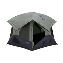 Load image into Gallery viewer, Gazelle Tents™ T4 Overland EXP Hub Tent, Extended Season Camping Tent, Sleeps 4, Pop-Up Hub Tent, Durable Ripstop Fabric, TriTech Mesh, Waterproof, UV Resistant, Agave Green, 78" x 94" x 94", GT403AG