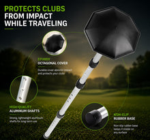 Load image into Gallery viewer, Professional Stiff Arm Golf Travel Bag Support Pole, Silver