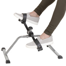 Load image into Gallery viewer, Under-Desk Stationary Bike (Black and Gray)