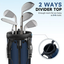 Load image into Gallery viewer, Findway Golf Stand Bag, Small Golf Bag for The Driving Range, Par 3 and Executive Courses, Lightweight Golf Club Carry Bag with Ball Holder and Pockets for Men Women