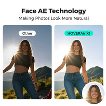 Load image into Gallery viewer, Drone with Camera, Self-Flying Camera Drone with Follow Me Mode, Foldable Mini Drone, Hands-Free Control Black (Combo)