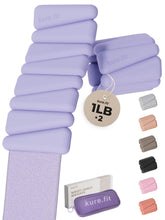 Load image into Gallery viewer, kure.fit Pilates Weight | Wrist & Ankle Weights for Women | Weighted Bangles | 1LB Set of 2- Lilac