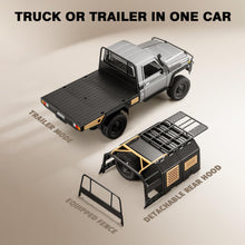 Load image into Gallery viewer, 1/12 Scale RC Crawler, MN-82S LC79 RTR RC Truck 4x4 Off Road Vehicles 2.4GHz RC Rock Crawler Car (Black)