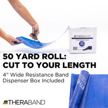 Load image into Gallery viewer, Theraband 20150 Professional Latex Elastic Fitness Band for Upper & Lower Body Exercise- Blue