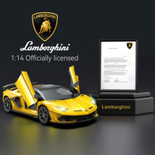 Load image into Gallery viewer, Lamborghini Remote Control Car, Officially Licensed 1:14 Lambo RC Car Yellow)
