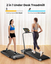 Load image into Gallery viewer, Acezoe Walking Pad Under Desk Treadmill with Incline - Grey Silver