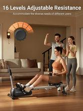 Load image into Gallery viewer, KINGSMITH Magnetic Rowing Machines for Home - Black