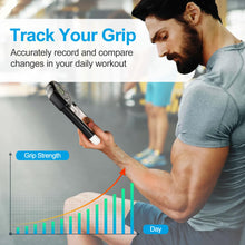 Load image into Gallery viewer, Handeful Grip Strength Tester Trainer - Dynamometer Handgrip Measurer Meter, Handheld Strengthener Exerciser for Sports, School, and Home Use (198Lbs / 90Kgs)
