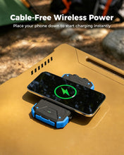 Load image into Gallery viewer, BLAVOR Solar Power Bank 10,000mAh Portable Wireless Charger for Cell Phones