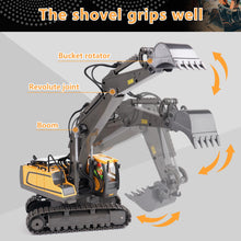 Load image into Gallery viewer, Remote Control Excavator Toy for 6-12 yr Boys, Best Birthday Gifts for Kids 4-7 8 9 10 11 Year Old, RC Construction Toys