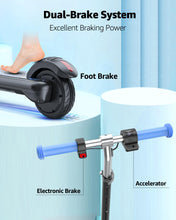 Load image into Gallery viewer, Electric Scooter for Kids, E-Throttle 150W Motor LED Display, H30Max-Blue