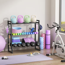 Load image into Gallery viewer, VOPEAK 3-Tier Adjustable Dumbbell Rack, 31-Inch Weight Rack ,400LB Capacity (Rack Only)