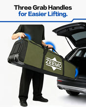 Load image into Gallery viewer, ZEEMO Full-Open Golf Travel Bag for Airlines, Wheeled Club Carrier Bag