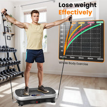 Load image into Gallery viewer, AXV Vibration Plate Fitness Platform Exercise Machine Vibrating Shaking Full Body Shaker Workout Vibrate Stand Shake Board Sport for Weight Loss Fat Burner for Gym Home Office