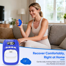 Load image into Gallery viewer, FitBeast Grip Strength Trainer Kit, Digital Grip Strength Tester with Dual-Resistance Ring & Soft Stress Ball for Recovery, Therapy & Hand Strength Improvement (Hand Rehab 3-in-1 Kit)