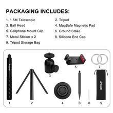 Load image into Gallery viewer, Golf Tripod & Monopod, Magnetic Mount and Adjustable Stick for Golf Swing