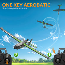 Load image into Gallery viewer, RC Plane, 4CH Remote Control Glider Airplane RTF with 6-Axis Gyro, 3 Modes & Aerobatics Easy to Fly, Black