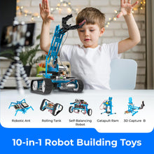 Load image into Gallery viewer, Ultimate 10 in 1 Robot Building Toys, Robotics Kit App Remote Control Robot Toys Compatible with Arduino C & Raspberry Pi