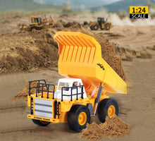 Load image into Gallery viewer, Remote Control Dump Truck Toy, 6 Channel 2.4Ghz RC Construction Vehicles, Heavy Duty Metal Remote Control Truck