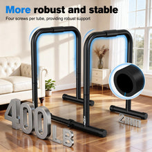 Load image into Gallery viewer, RELIFE REBUILD YOUR LIFE Dip bars &Dip Station (Black)