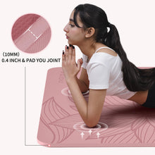 Load image into Gallery viewer, Extra Width & Thick,Comfortable,Non-Slip Exercise Mat-Works Great on All Floor for Stretching,Yoga Studio,Gym or Home Workouts