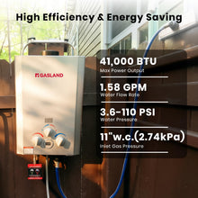 Load image into Gallery viewer, GASLAND BE158S Tankless Water Heater Propane | CSA Certified | 6L 1.58 GPM