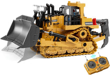 Load image into Gallery viewer, Remote Control Bulldozer Toys for Boys, Remote Control Bulldozer with Metal Dozer Blade
