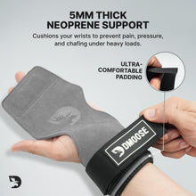 Load image into Gallery viewer, DMoose Fitness Weight Lifting Grips - (Gray)