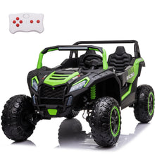 Load image into Gallery viewer, 24V 10Ah 2-Seater Ride on Car for Big Kids, Ride on Toy with Remote Control, 4WD Battery Powered Electric Vehicle for Kids, Green