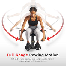Load image into Gallery viewer, Sunny Health & Fitness Smart Compact Full Motion Rowing Machine